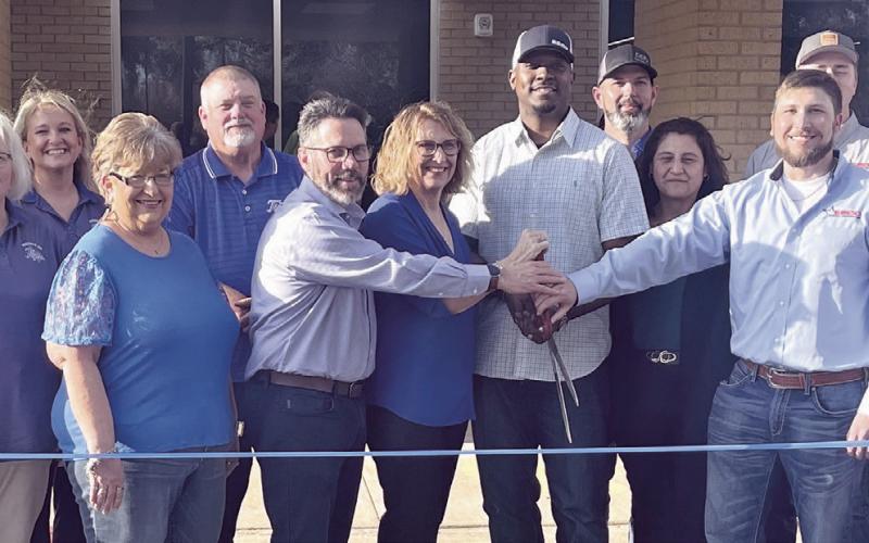 A ribbon cutting ceremony was held last Wednesday for the opening of RISD's College and Career Academy in Rockdale's former hospital.