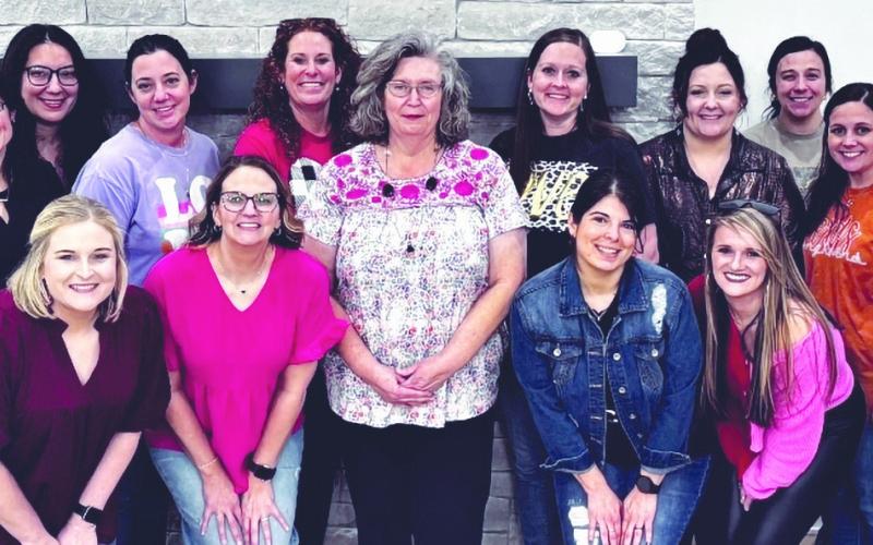 ADT LADY OF THE YEAR—Rebecca Luckey (middle), a lifelong Rockdale resident and Rockdale High School graduate, has dedicated more than 34 years to serving Milam County through her work with the Texas A&amp;M AgriLife Extension Service and Texas A&amp;M University, where she earned both her bachelor’s and master’s degrees. A longtime leader in 4-H, local schools, church and civic organizations, she has mentored youth, supported families, honored veterans and served on the Rockdale Municipal Development District