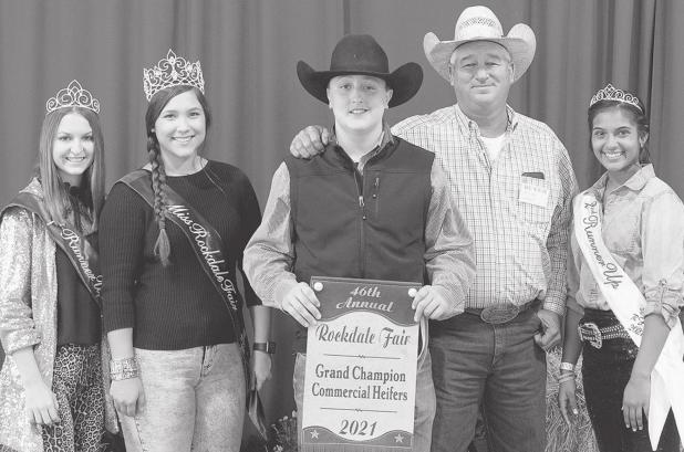 Rockdale Fair commercial heifer show results
