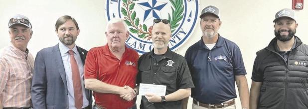 Milam County a member of 100 Club in ceremony Thursday