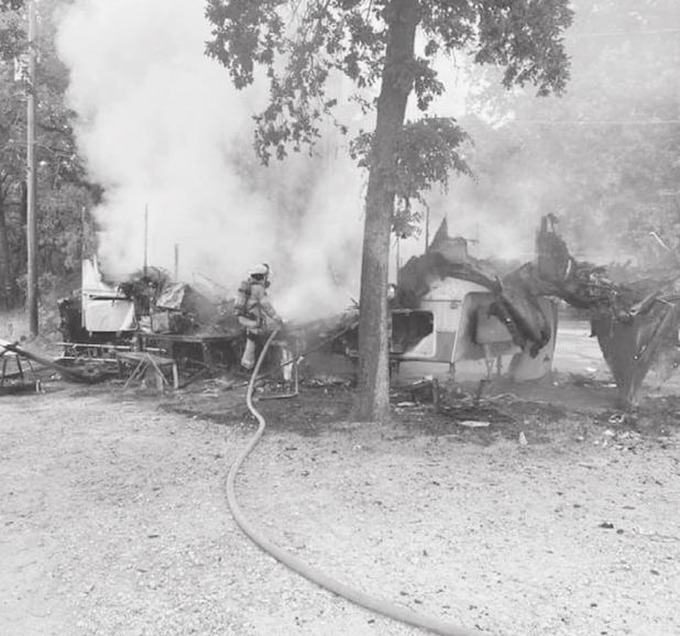 Trailer fire