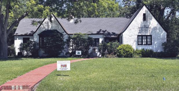 Yard of the Month for May is the Upson home at 417 East Bell Avenue