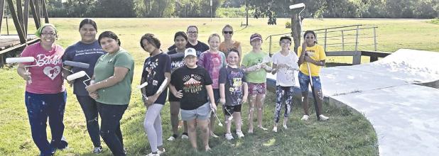Girl Scouts, Rotary spruce up Skate Park