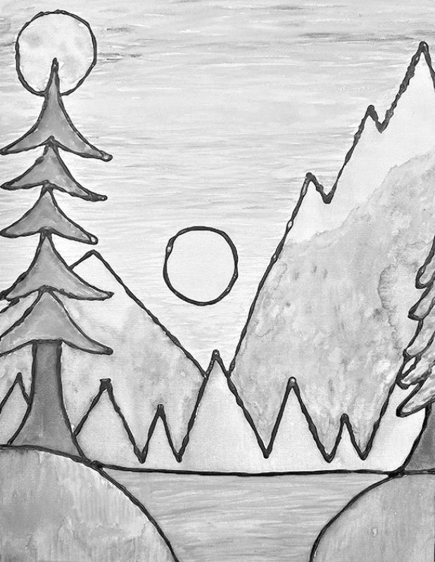 Art by Estrella Delgadillo, a freshman at Rockdale High School (created while an eighth-grader).
