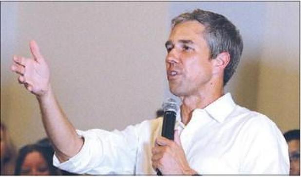 O’Rourke draws crowds on Friday—for and against
