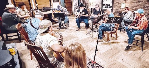 PICKING CIRCLE— Milam Arts Society hosts a “picking circle” on the second Tuesday of each month at Moon Brew Coffee Co. from 7 to 9 p.m. Pickers from all over are led by Charlie Weyler for a night of live music. The next big event is a Mardi Gras-themed Open Mik Night on Tuesday, February 17 at 7 p.m. featuring beignets, traditional king cake, red beans and rice and more.