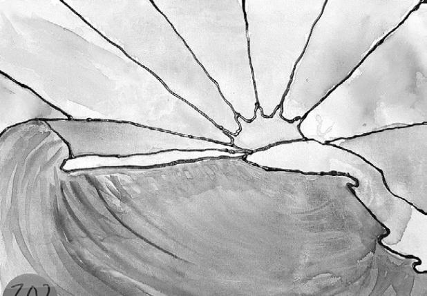 Art by Peyton Mooney, a freshman at Rockdale High School (created while an eighth-grader).