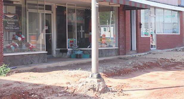 Downtown businesses struggle through construction delays