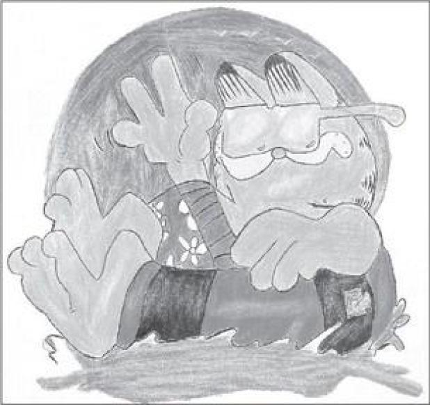 Comic strip artwork by Luis Lopez Hernandez, a 2021- 22 Rockdale Intermediate School student.