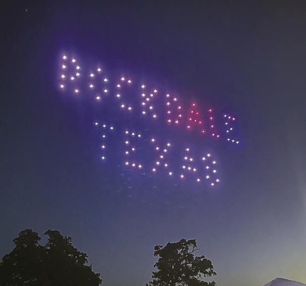 Drone show a huge success