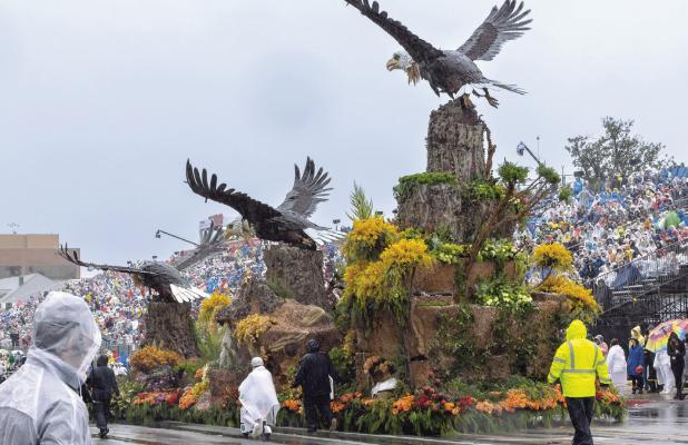 Rockdale connection in America250’s Bald Eagle float