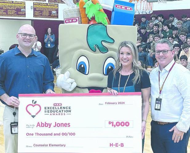 Thorndale ISD counselor finalist for H-E-B Excellence Awards