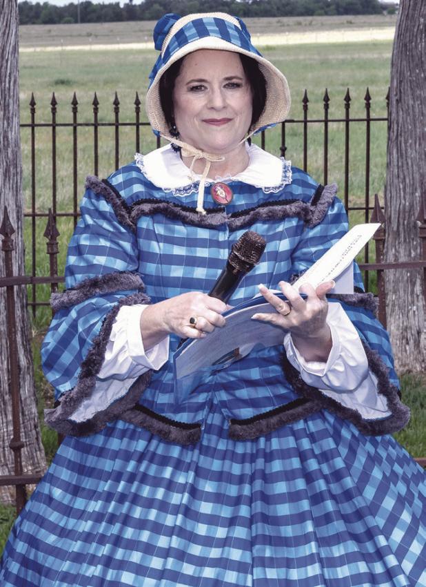 In costume
