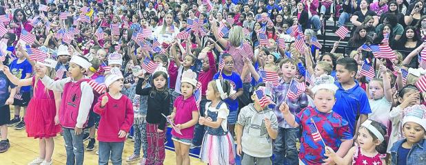 RISD Veterans Day program big hit Monday