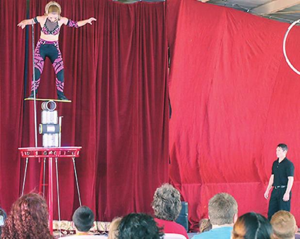Circus comes to town n