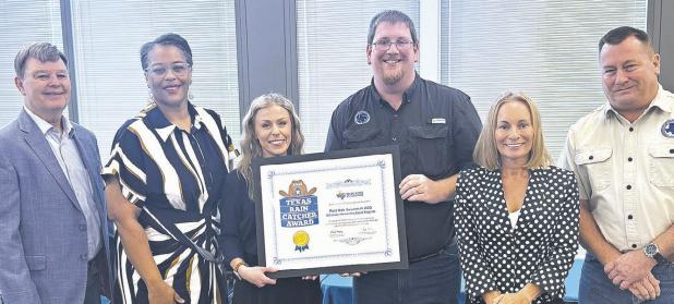 POSGCD receives 2025 Texas Rain Catcher Award