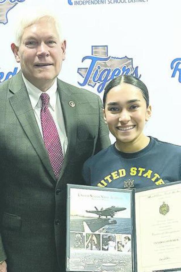Olivares accepted to U.S. Naval Academy Prep School