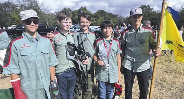 Rockdale troop wins first place at Night Ops event