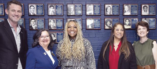RISD’s 2026 inductees from Friday night’s ceremony are (L-R) Brooks Bassler, Dr. Diana Gonzales Worthen, Dr. Tommye Cashaw-Austin, Tamara S. Hebert-Powell and Abbie Ferguson.