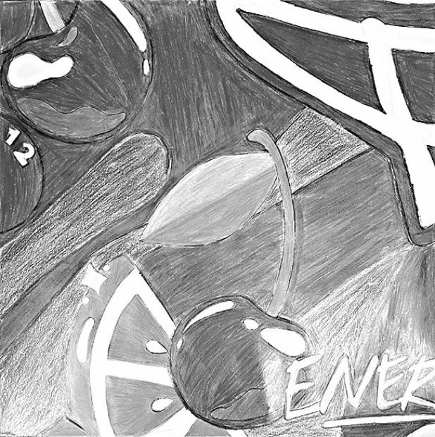Pop art by Maraya Wallace, a 2024-25 Art II eighth-grader at Rockdale Junior High.