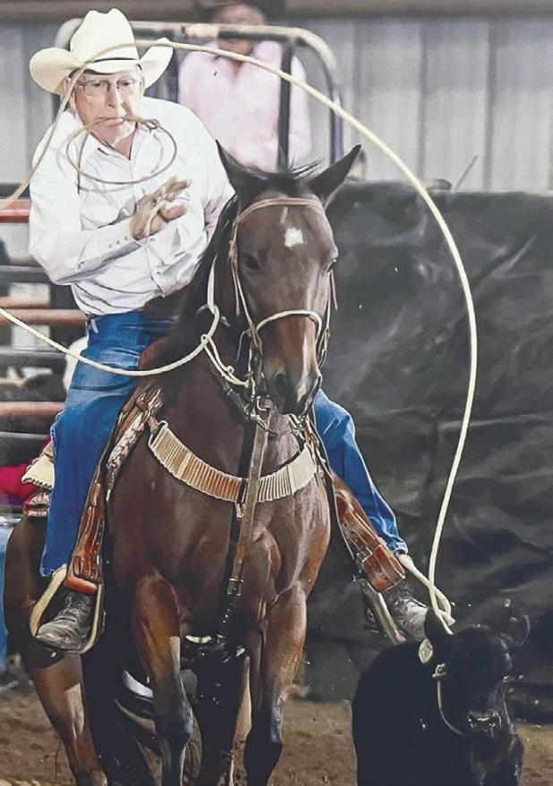 Calf roping