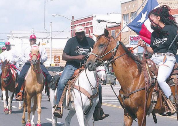 Juneteenth parade downtown; celebration at Moultry Park