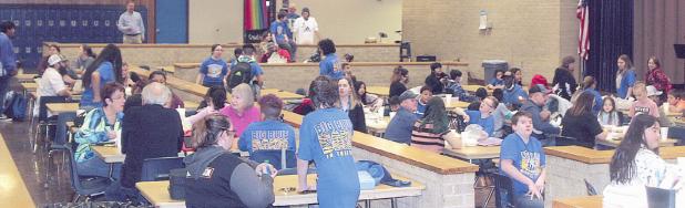Band spaghetti dinner a huge success on Monday