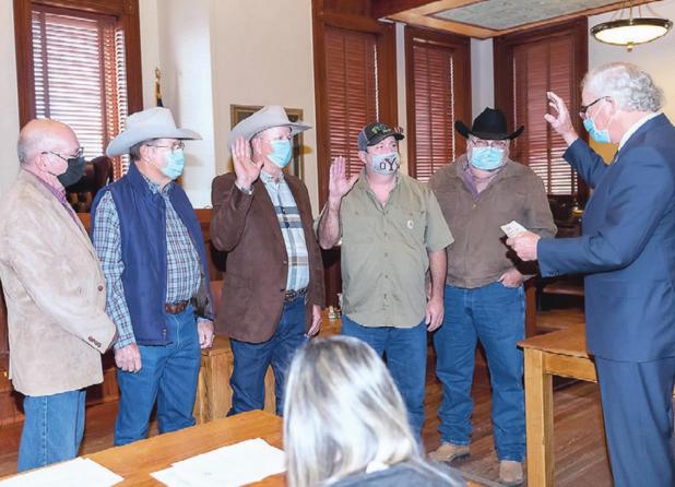 County holds swearing-in ceremony in courthouse