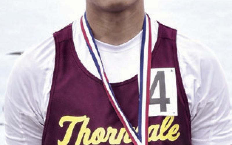 Thorndale ISD Athletics photo Among the local and area athletes advancing to regional competition are (L-R) Rockdale’s Trinity Hurd and Thorndale’s Jamie Llanas, Raven Sandoval and Bethany Preusse. Llanas and Sandoval will advance in three events—