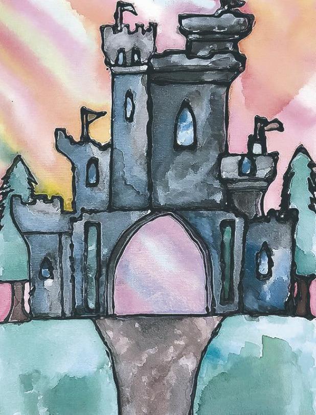 ART II—eighth grade water color paintings