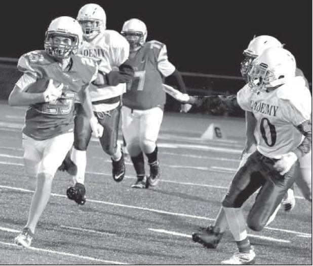 Eighth grade goes undefeated in 14-8 win over Academy