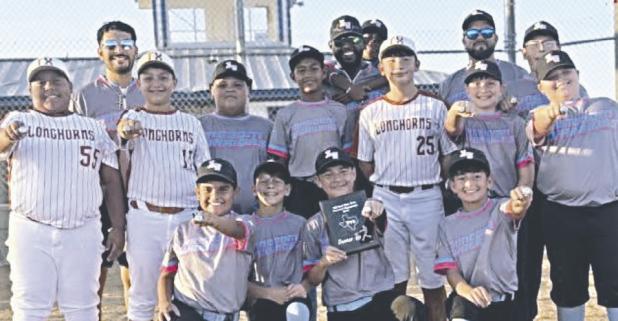 STATE-BOUND— The Rockdale Youth Baseball Association’s 12U Kingdom Warriors team will play in the state tournament this week. Rockdale Youth Baseball Association photo