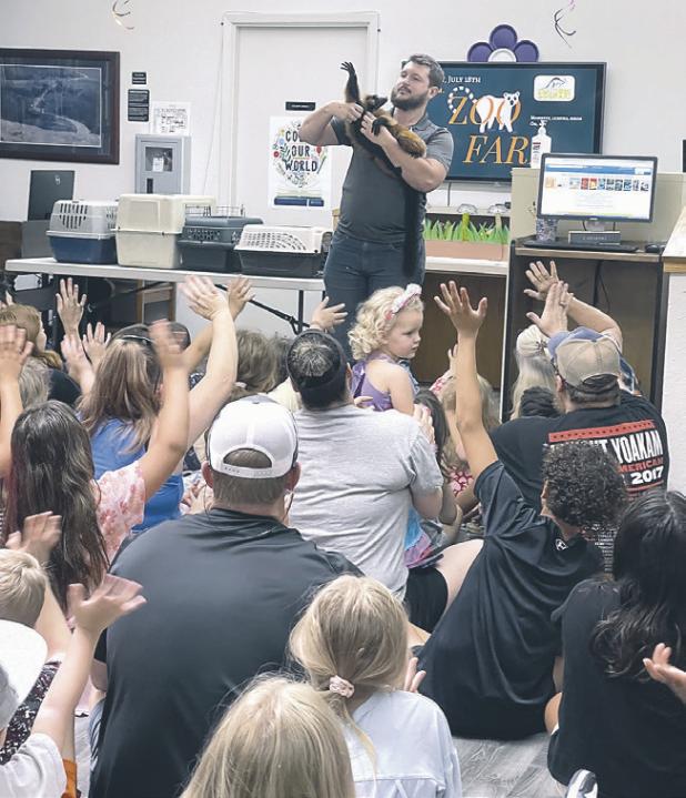 Wild Things Zoofari big hit at library
