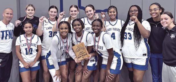 The Rockdale Lady Tigers varsity team brought home second place in the Caldwell tournament over the weekend. They were 4-1 overall in Caldwell. Rockdale Tigers Athletics photo