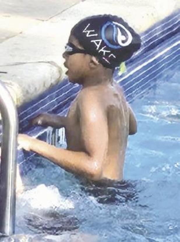 Ingram taking part in Wake Aquatics swim team, events