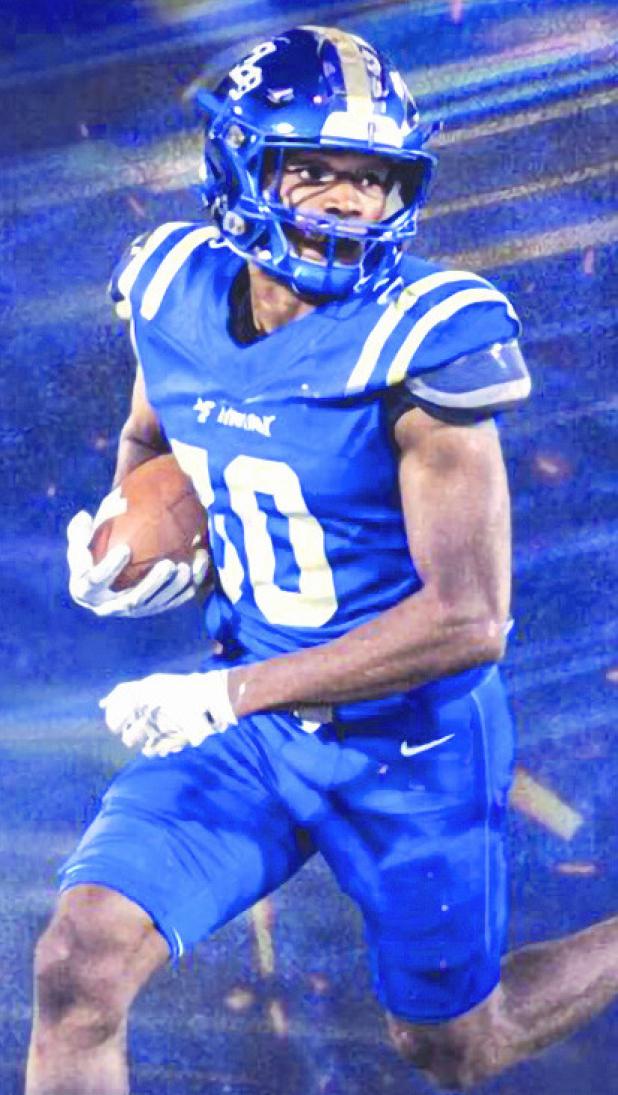Tiger receiver De’Andre Stephens picked up two more post-season football honors recently. He was named to the Class 3A All-State Third Team and to the 3A Super Elite Team. Rockdale Tigers Athletics photo