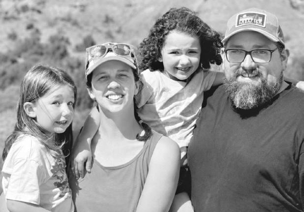 Rev. Bryan Jody, wife Sarah and daughters Rebekah and Anna.