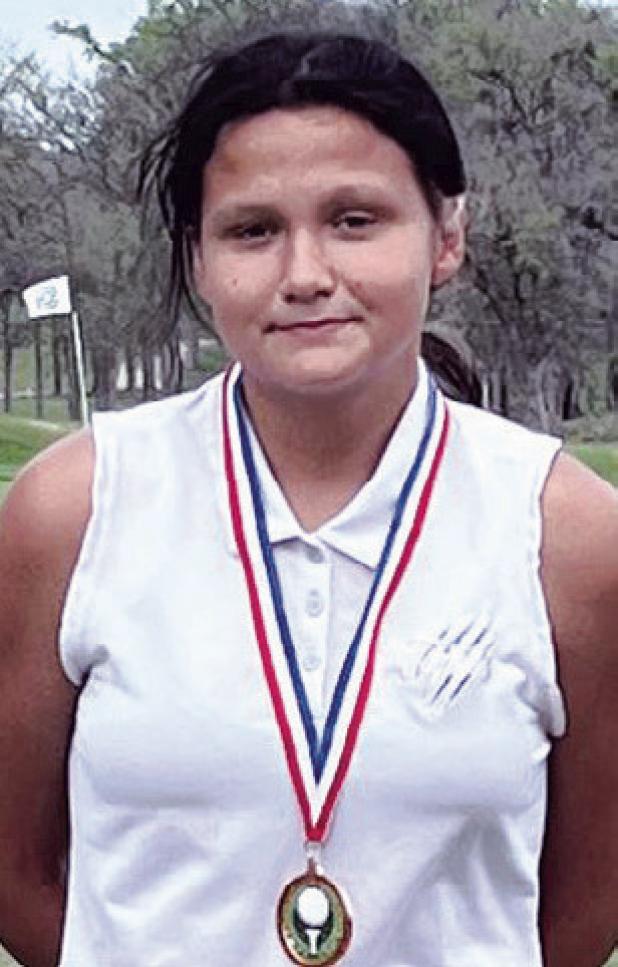 Rockdale Lady Tiger senior Hannah Mckie shot a career low 96, finishing with the third best score in the Pflugerville Weiss Classic at Shadow Glen. Rockdale Tigers Athletics photo