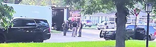 Shooting standoff ended