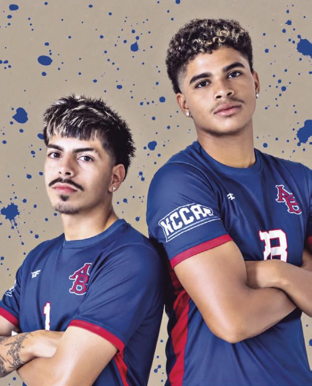 NEXT LEVEL— Rockdale Tigers Ayedan Pena (left) and Angel Rivera have signed to continue their athletic careers with the Arlington Baptist University Patriots men’s soccer program. Both are freshmen on the 2026 roster, with Pena listed as a defender and Rivera as a midfielder. Rockdale Tigers Athletics photo