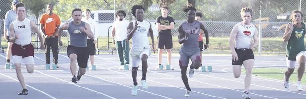Rockdale boys’ track team places second in district