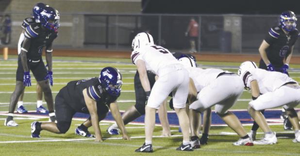 The Big Blue defense played lights-out football for the first three quarters against the Tarkington Longhorns.