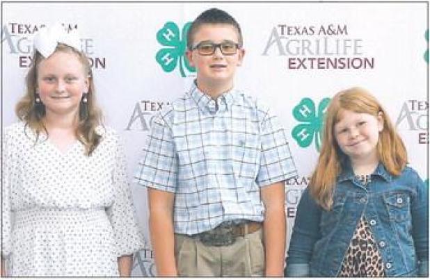  Milam 4-H Awards Program winners