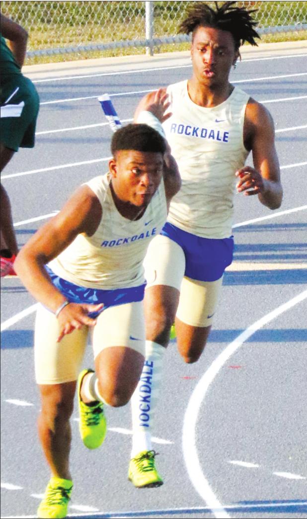 Boys’ relay team clocks second best time in state