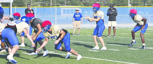 Tigers begin full-pad practices