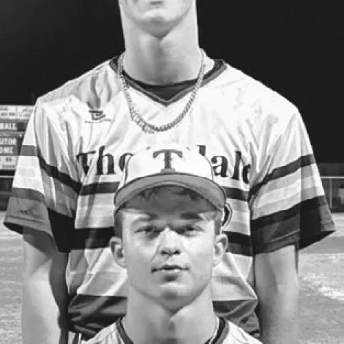 Thorndale’s players of the game against Granger last week were starting pitcher Kade Becker and center fielder Will Cloud. Thorndale ISD Athletics photo