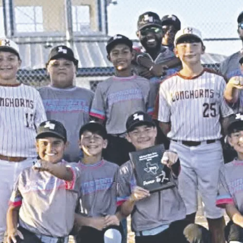 STATE-BOUND— The Rockdale Youth Baseball Association’s 12U Kingdom Warriors team will play in the state tournament this week. Rockdale Youth Baseball Association photo