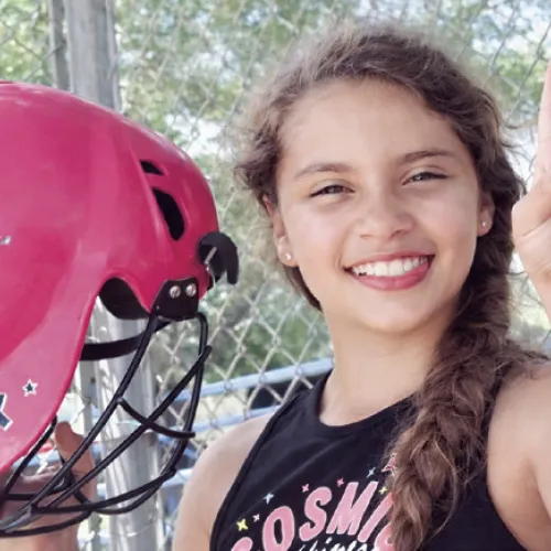 Alex Sandoval would have turned 16 on Tuesday. Her former teammates keep her memory close to them at every game. Photo by Andy Sandoval