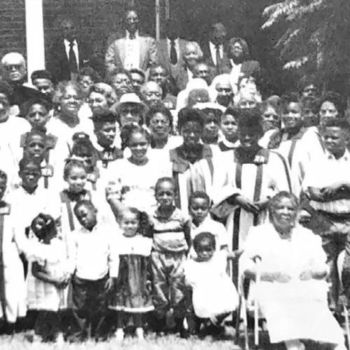 New Hope Baptist Church celebrating their 100th anniversary in 1991.