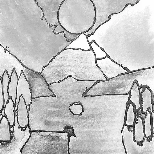Artwork by Hayze Hamrick, a seventh-grade Art I student at Rockdale Junior High.